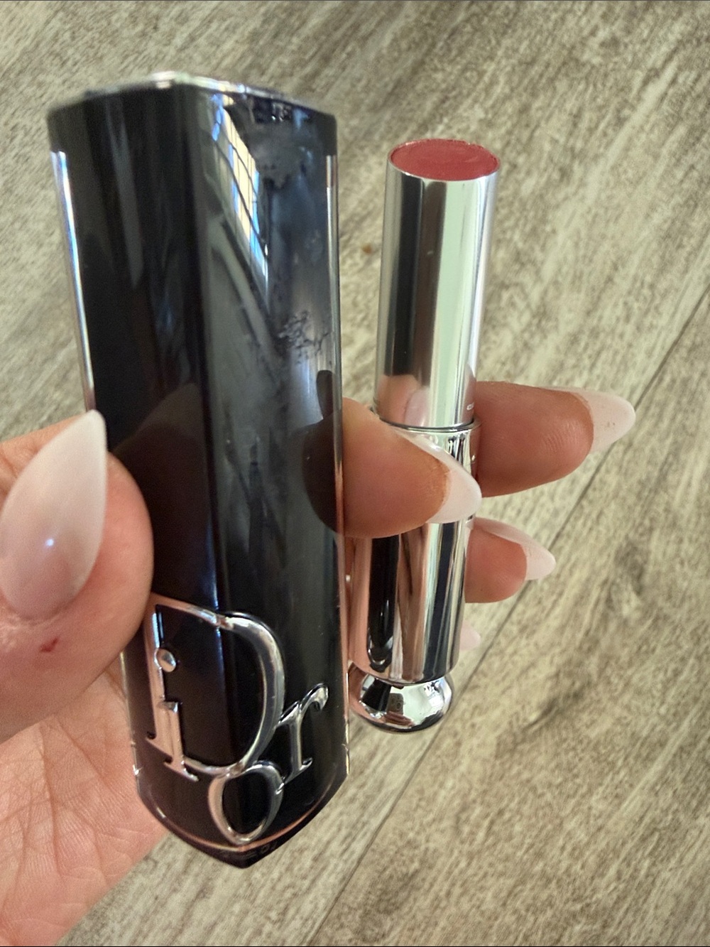 Dior addict limited edition Lipstick in Rose-Pink 422 with Case